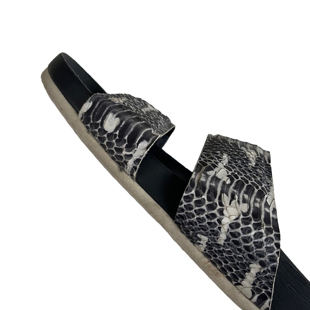 Vince Orion Python Leather Sandals - Picture 5 of 8
